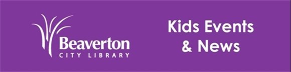 Beaverton City Library News & Events banner